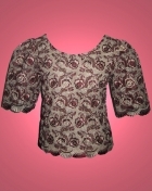 Women's Kimona blouse Burgundy Macrame Lace 100547 Burgundy Women's Kimona blouse Burgundy Macrame Lace 100547 Burgundy